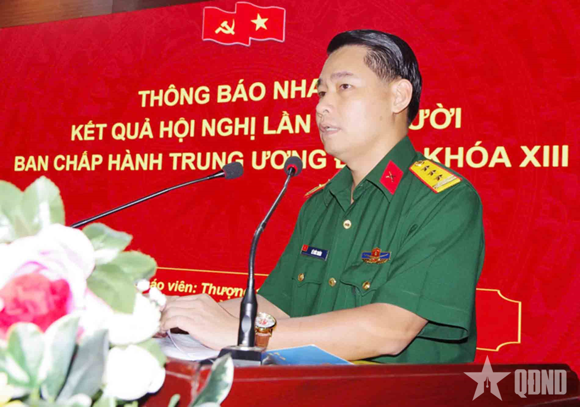 Đảng ủy Sư đoàn 5 thông báo nhanh kết quả Hội nghị Trung ương Đảng khóa XIII